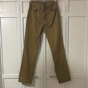 American Eagle Outfitters Flex Olive-Tan Casual Chinos